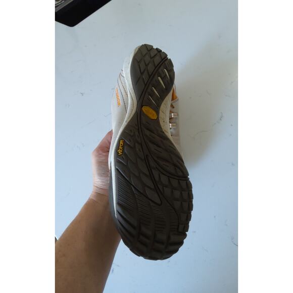 Merrell Tough Glove barefoot shoes Cream Orange Outdoors outerwear atleisure 9 W - Picture 8 of 8